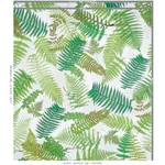 Schumacher 177590 Fernarium Green & Ivory fabric swatch
