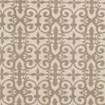 Schumacher FERN002 Ferne Park Brown fabric swatch