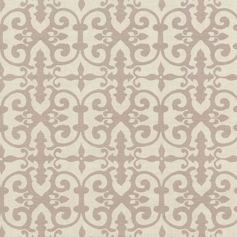 Schumacher FERN005 Ferne Park Lilac fabric swatch