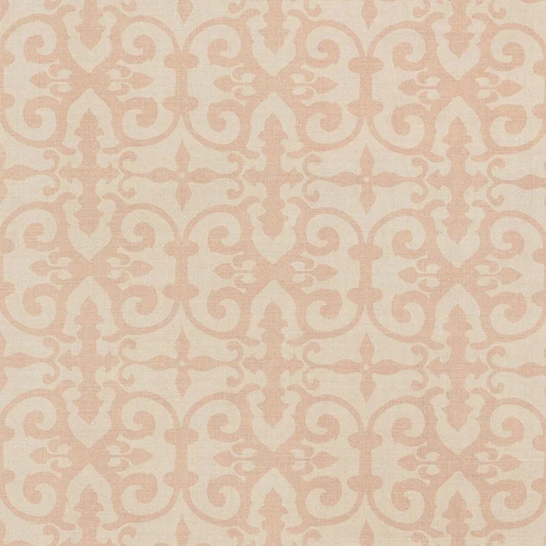 Schumacher FERN004 Ferne Park Pink fabric swatch