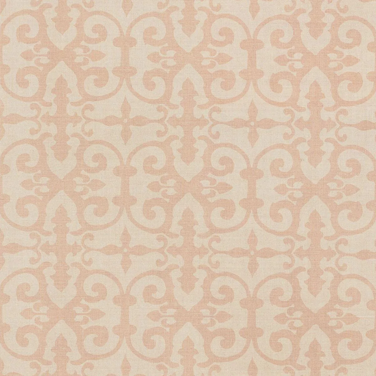 Schumacher FERN004 Ferne Park Pink fabric swatch