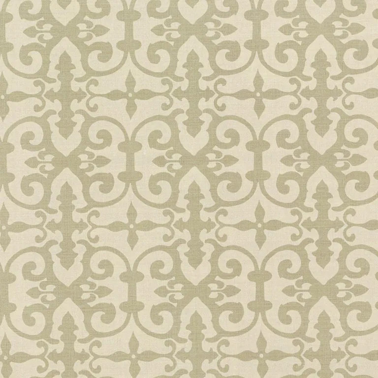 Schumacher FERN006 Ferne Park Sage fabric swatch
