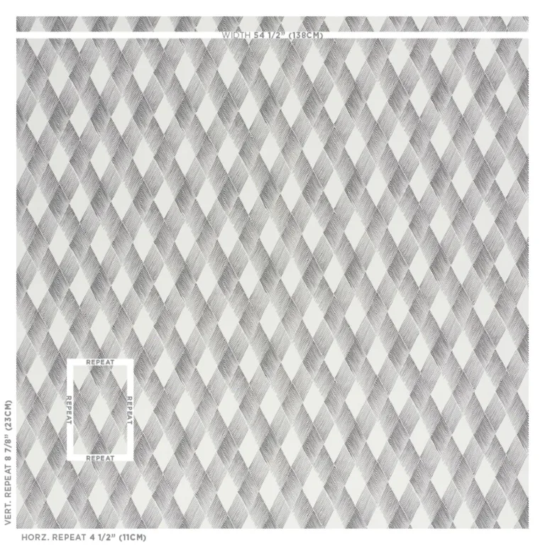 Schumacher 178041 Fetlock Carbon fabric swatch