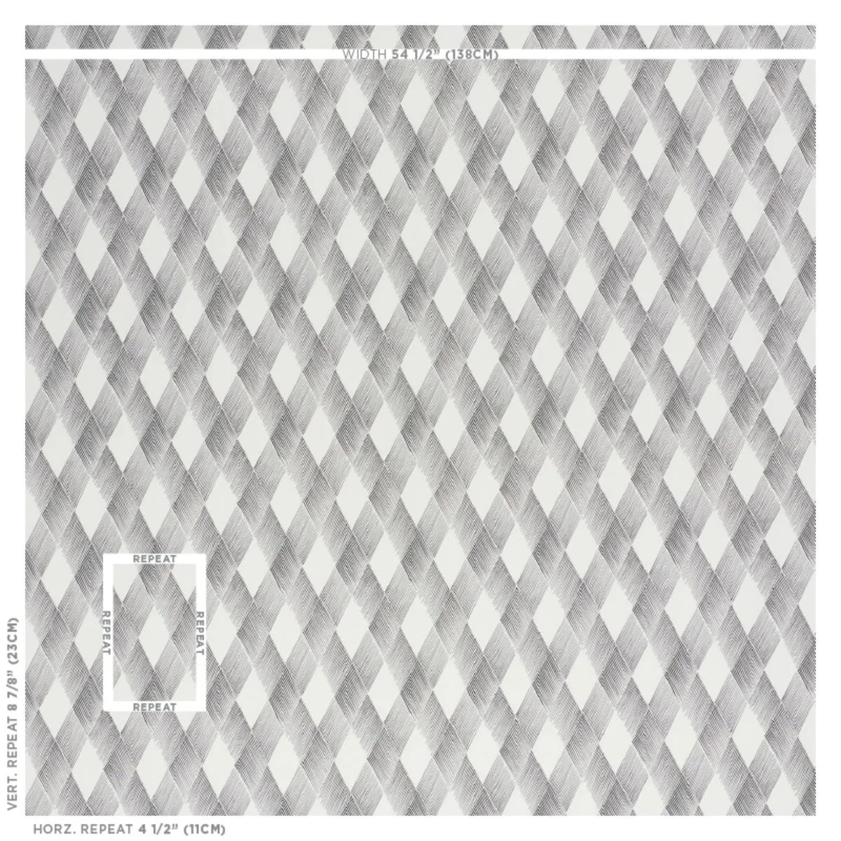 Schumacher 178041 Fetlock Carbon fabric swatch
