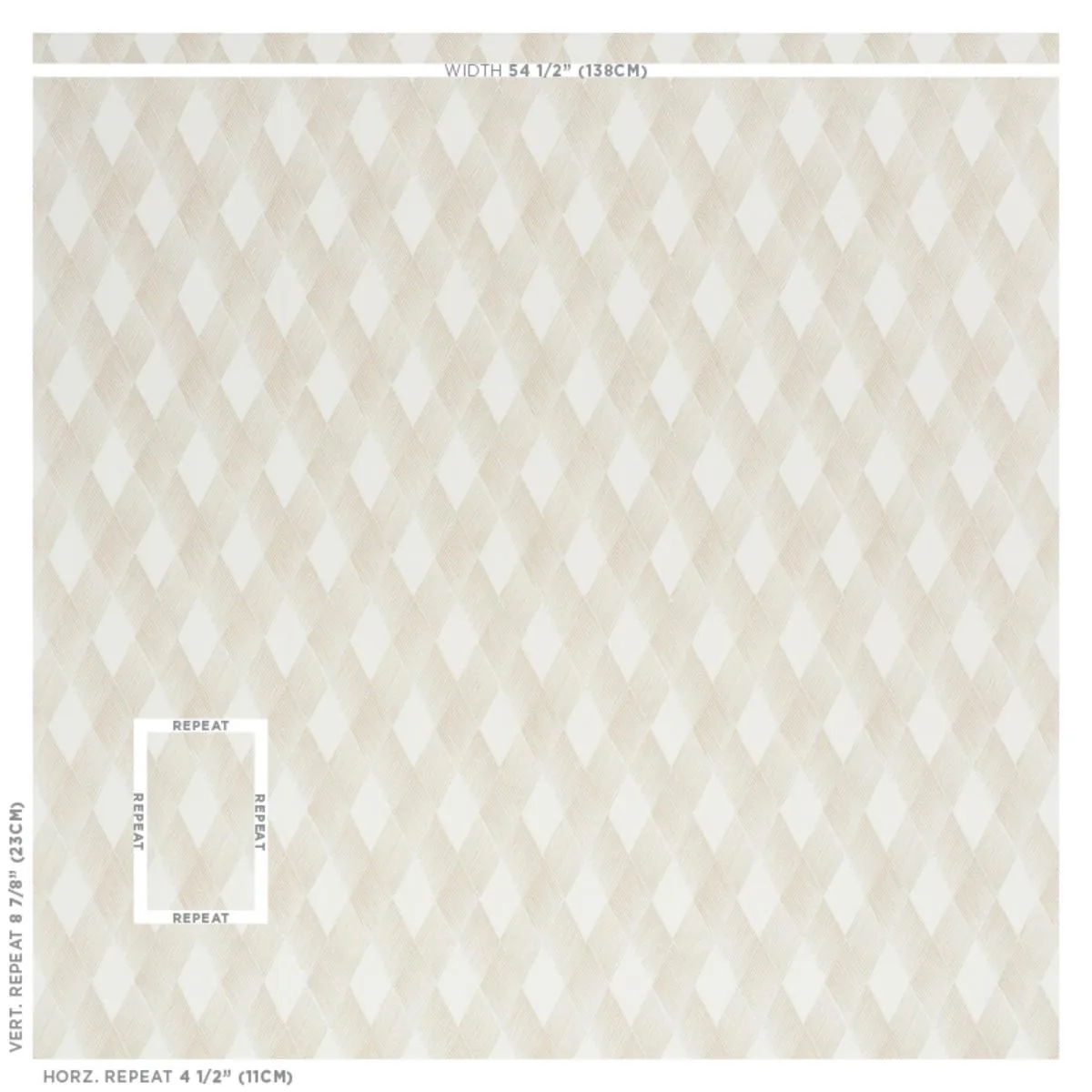 Schumacher 178040 Fetlock Natural fabric swatch