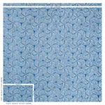 Schumacher 76052 Fiador Blue fabric swatch