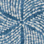 Schumacher 76052 Fiador Blue fabric swatch