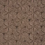 Schumacher 76050 Fiador Brown fabric swatch