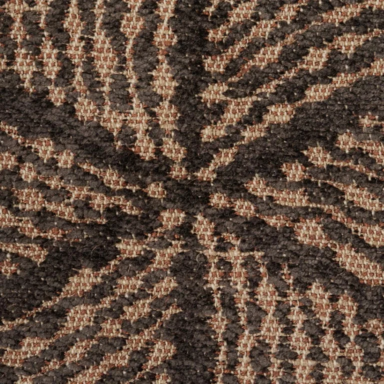Schumacher 76050 Fiador Brown fabric swatch