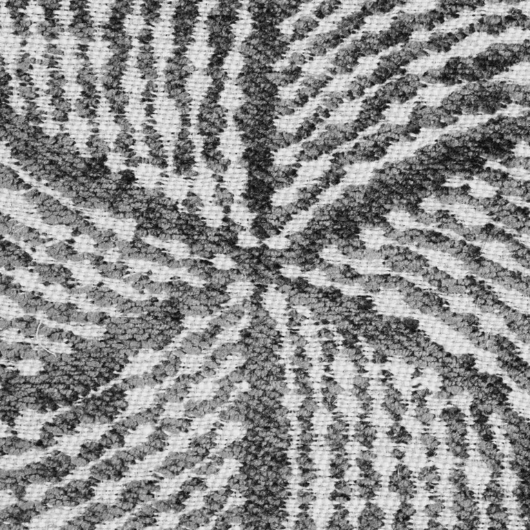Schumacher 76051 Fiador Charcoal fabric swatch