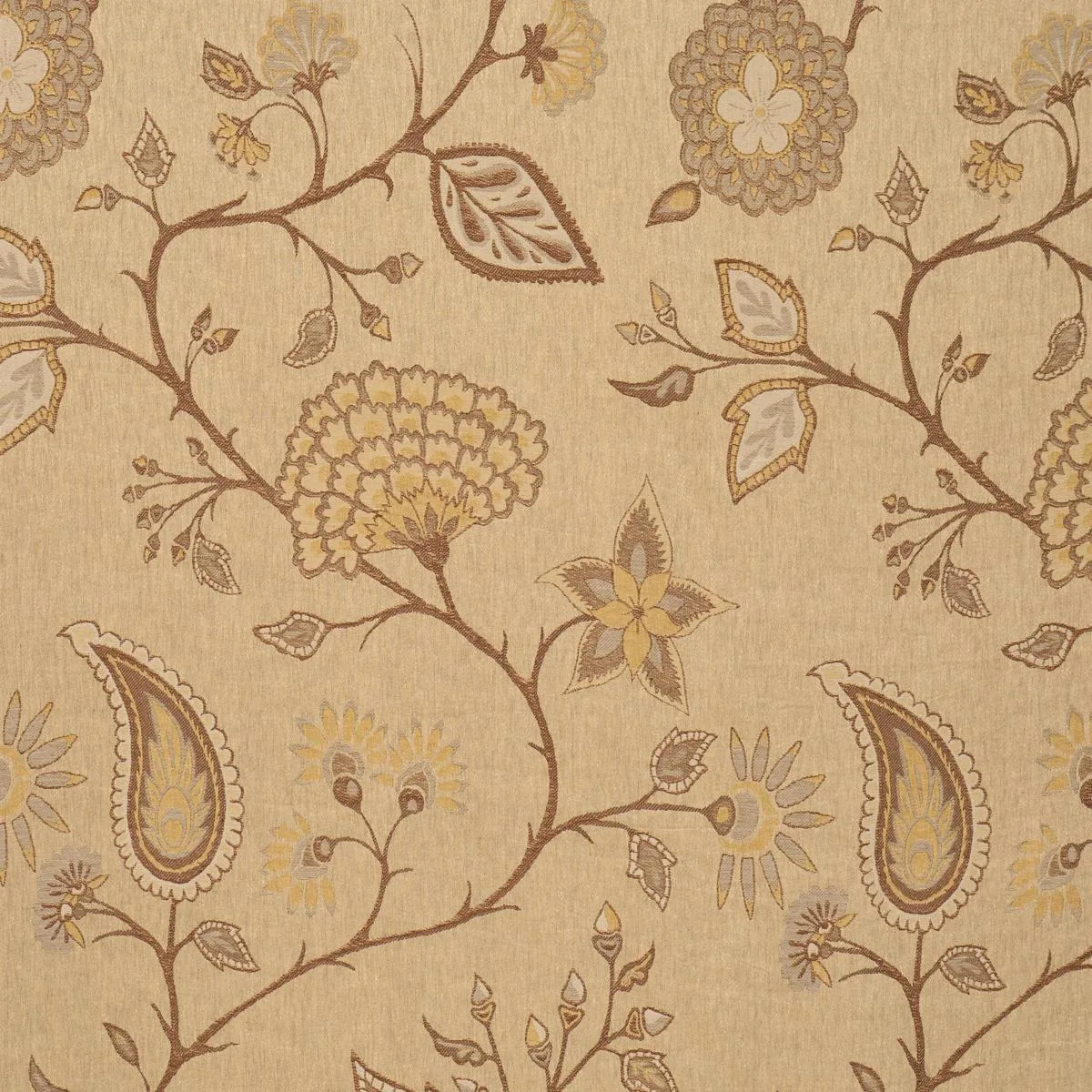 Schumacher 86150 Fiammetta Jacquard Oro fabric swatch