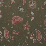 Schumacher 86152 Fiammetta Jacquard Verde fabric swatch