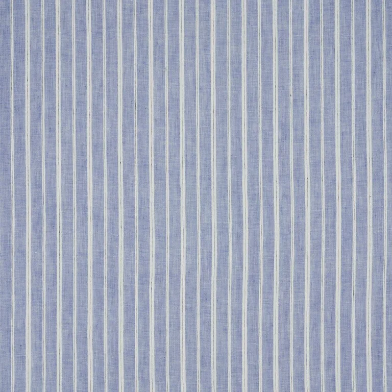 Schumacher 70024 Filippo Linen Sheer Chambray fabric swatch