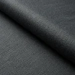 Schumacher 75686 Finn Heavyweight Linen Charcoal fabric swatch