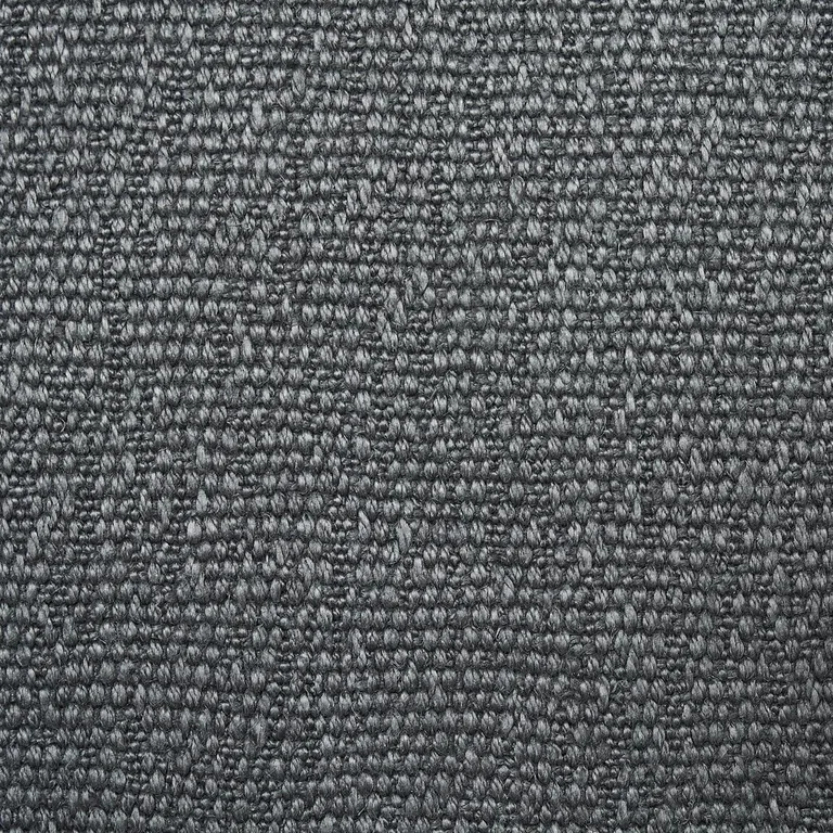 Schumacher 75686 Finn Heavyweight Linen Charcoal fabric swatch