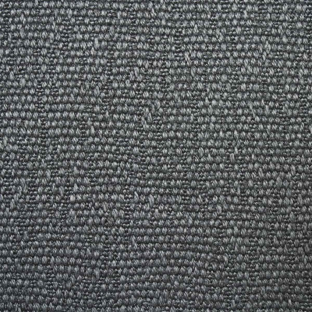 Schumacher 75686 Finn Heavyweight Linen Charcoal fabric swatch
