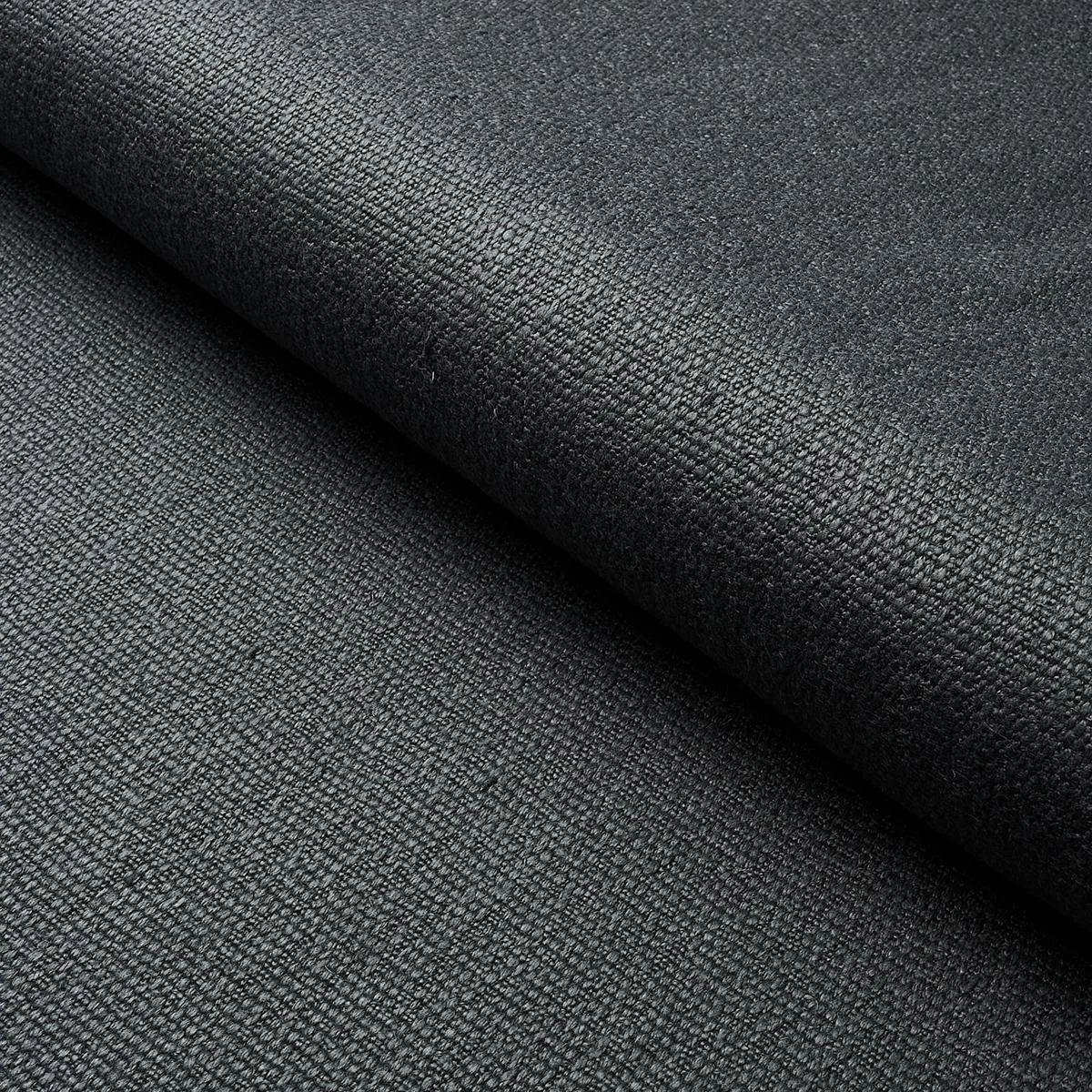 75686 Finn Heavyweight Linen Charcoal Fabric