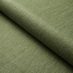 Schumacher 75689 Finn Heavyweight Linen Moss fabric swatch