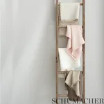 Schumacher 75673 Finn Heavyweight Linen Peat fabric swatch