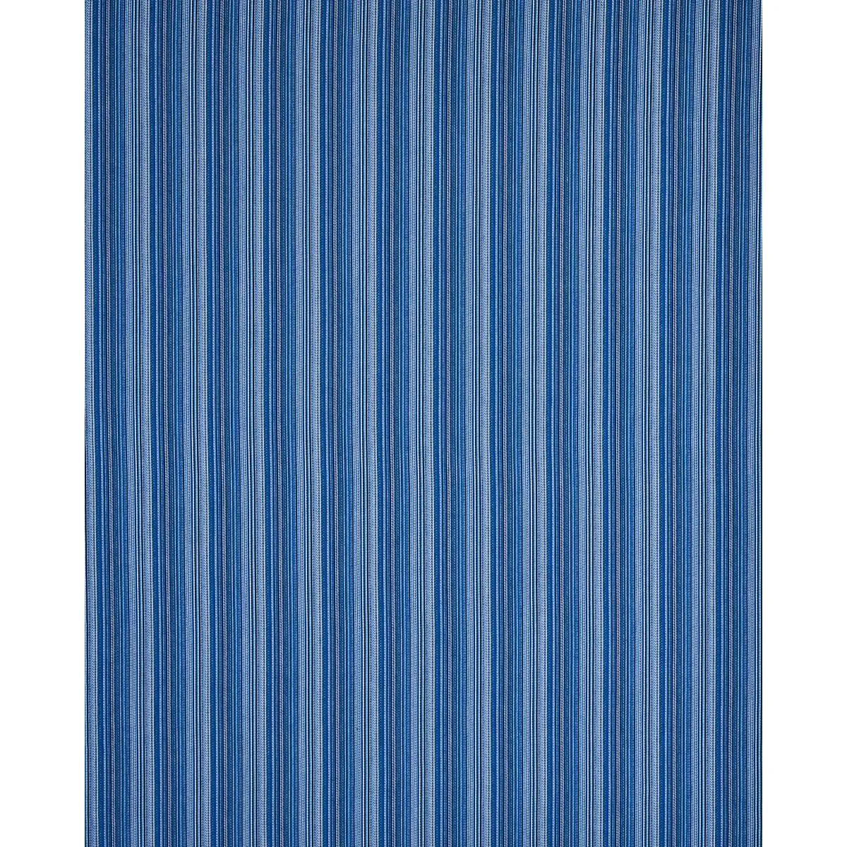 Schumacher 81070 Fino Stripe Indoor/Outdoor Cobalt fabric swatch