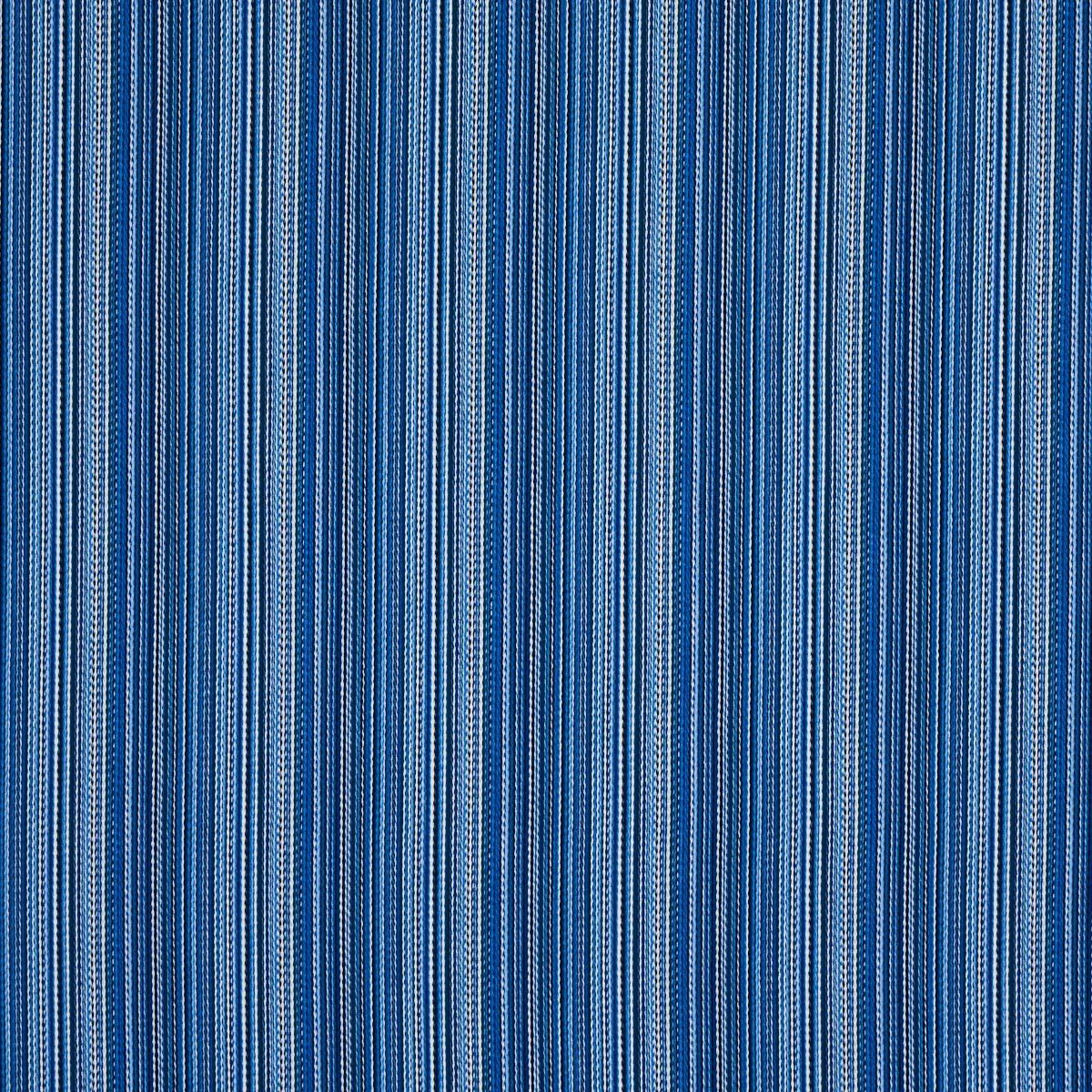 Schumacher 81070 Fino Stripe Indoor/Outdoor Cobalt fabric swatch