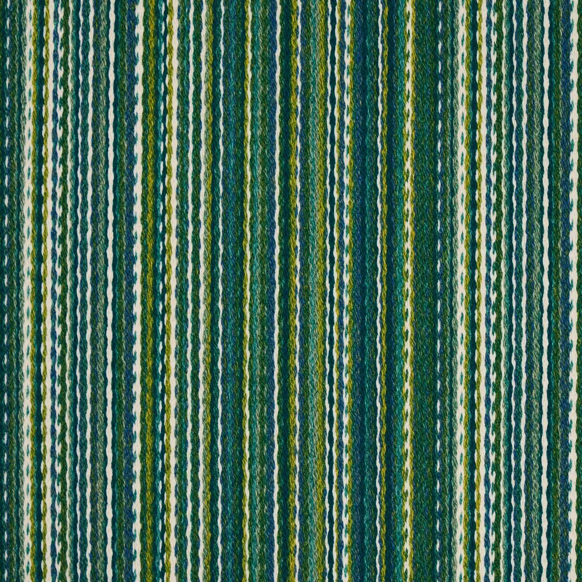Schumacher 81071 Fino Stripe Indoor/Outdoor Green fabric swatch