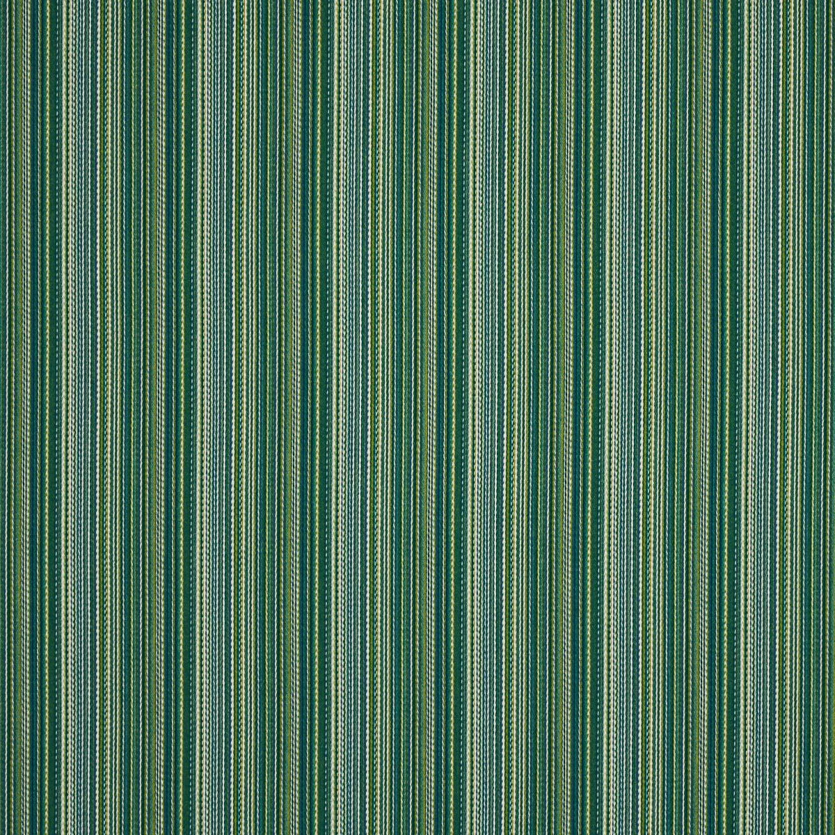 Schumacher 81071 Fino Stripe Indoor/Outdoor Green fabric swatch