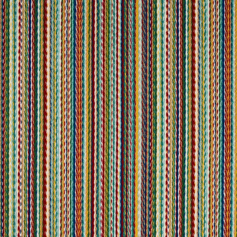 Schumacher 81072 Fino Stripe Indoor/Outdoor Multi fabric swatch