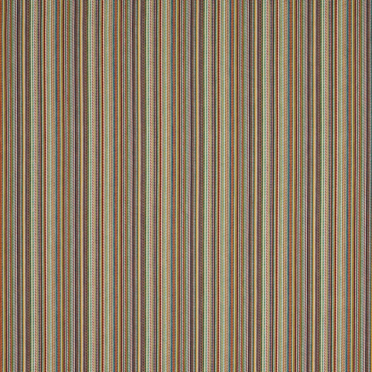 Schumacher 81072 Fino Stripe Indoor/Outdoor Multi fabric swatch