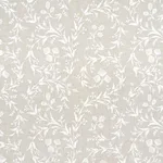 Schumacher 67821 Fiorentina Embroidered Sheer Oat fabric swatch
