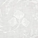 Schumacher 67820 Fiorentina Embroidery Ivory fabric swatch