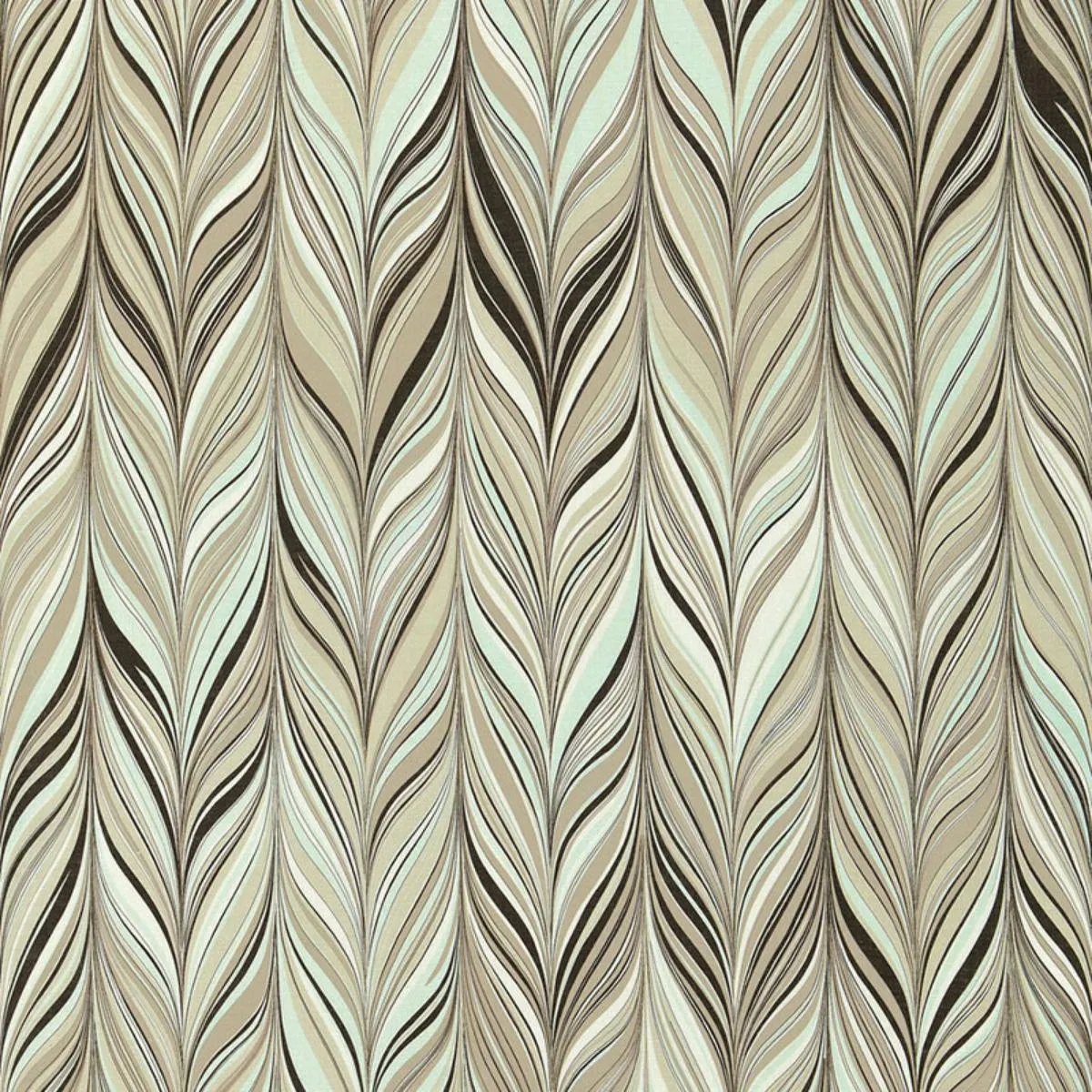 Schumacher 175050 Firenze Aquamarine fabric swatch