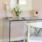 Schumacher 175051 Firenze Blush Conch fabric swatch