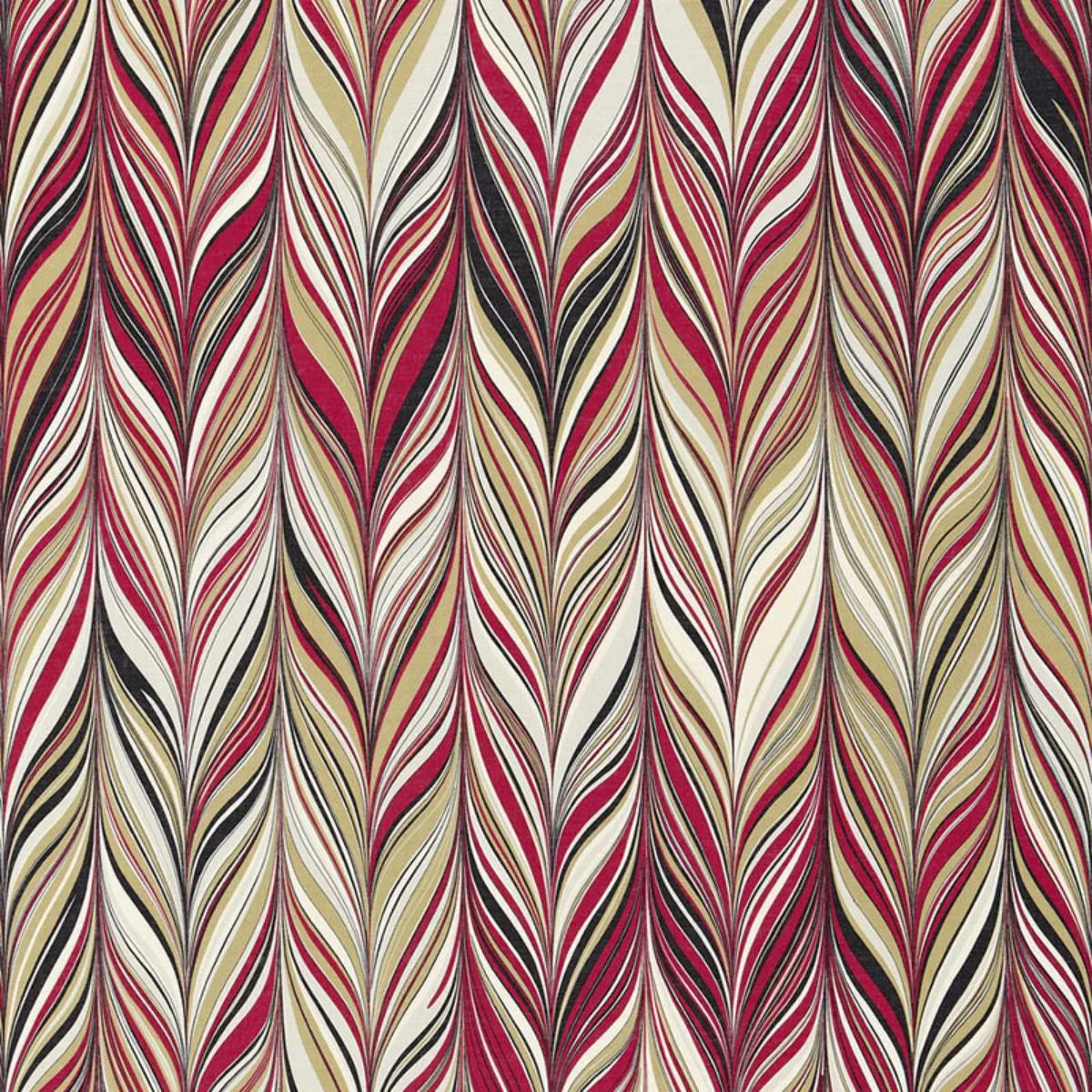 Schumacher 175053 Firenze Ruby fabric swatch