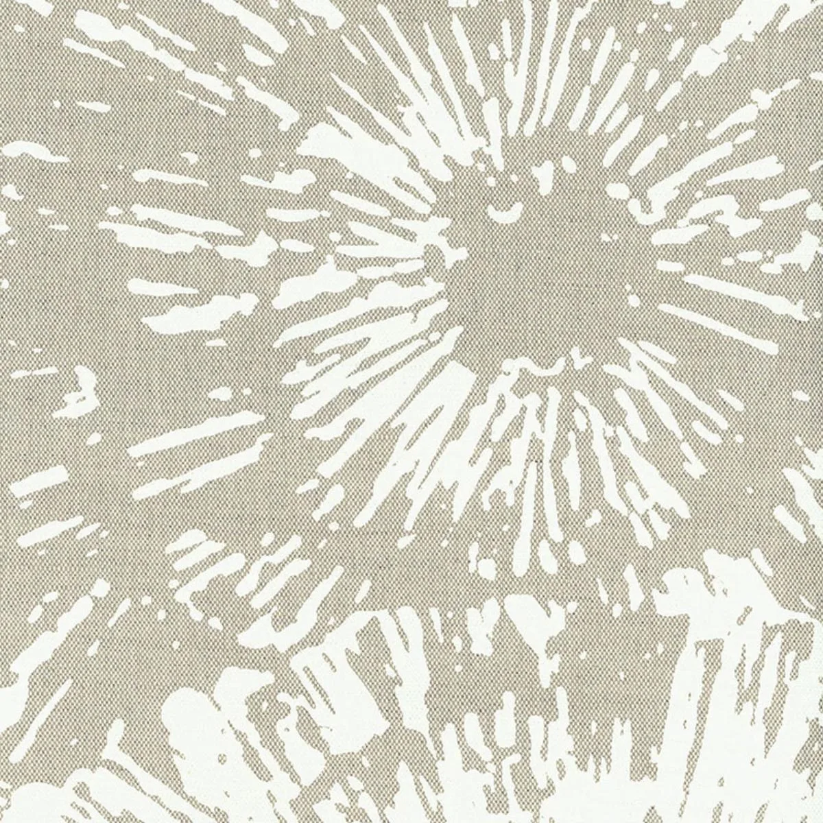 Schumacher 173993 Fireworks Frosted Natural fabric swatch