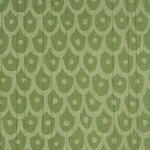 Schumacher 183732 Fish Scales Green fabric swatch