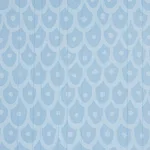 Schumacher 183731 Fish Scales Sky fabric swatch
