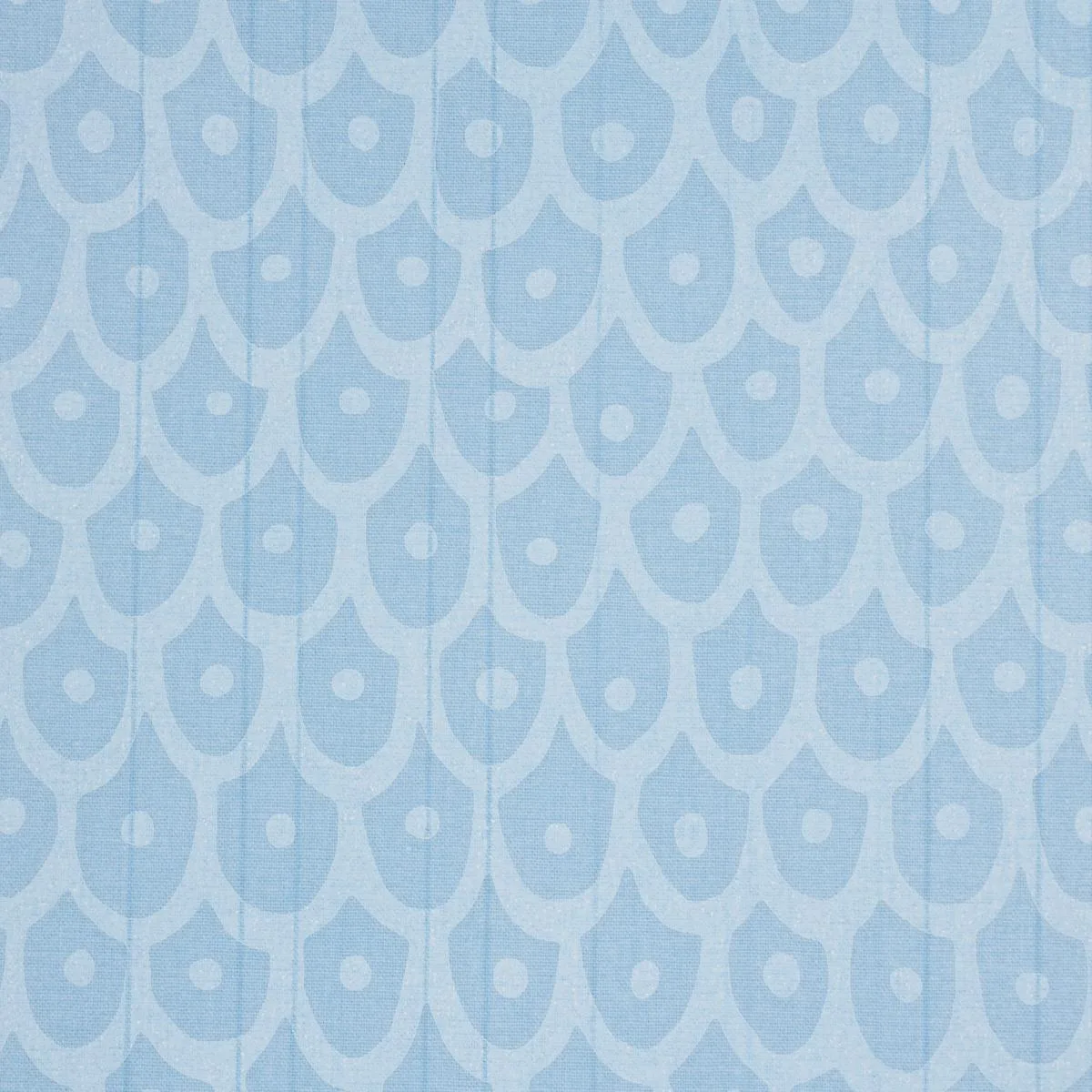 Schumacher 183731 Fish Scales Sky fabric swatch