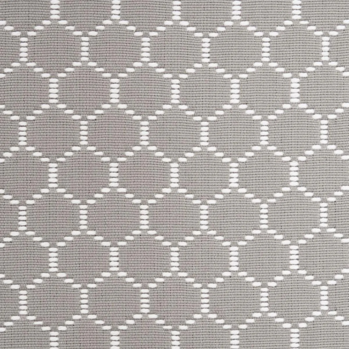 Schumacher 73094 Fishnet Grey fabric swatch