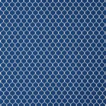 Schumacher 73093 Fishnet Marine fabric swatch