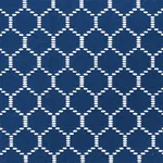 Schumacher 73093 Fishnet Marine fabric swatch