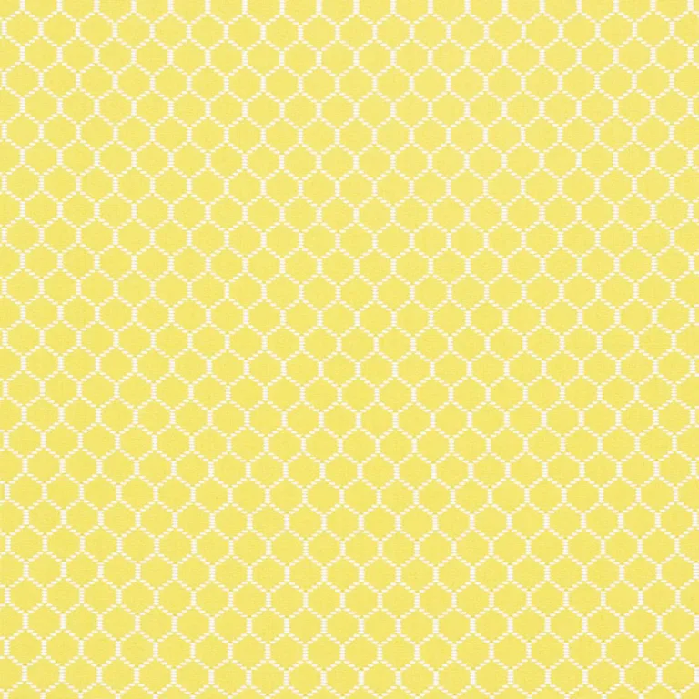 Schumacher 73091 Fishnet Yellow fabric swatch