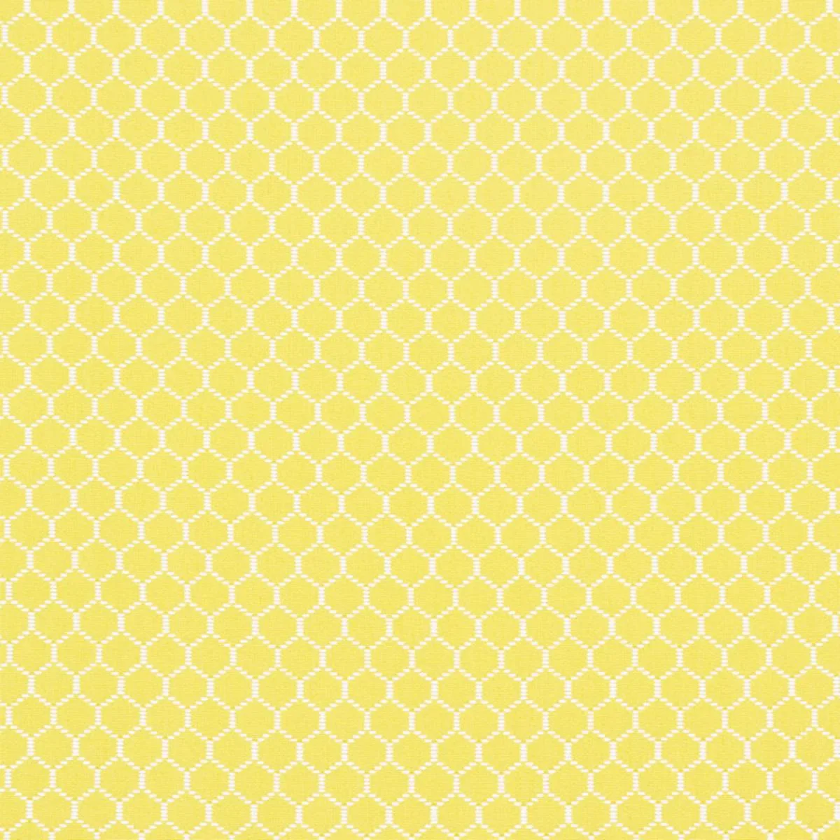 Schumacher 73091 Fishnet Yellow fabric swatch