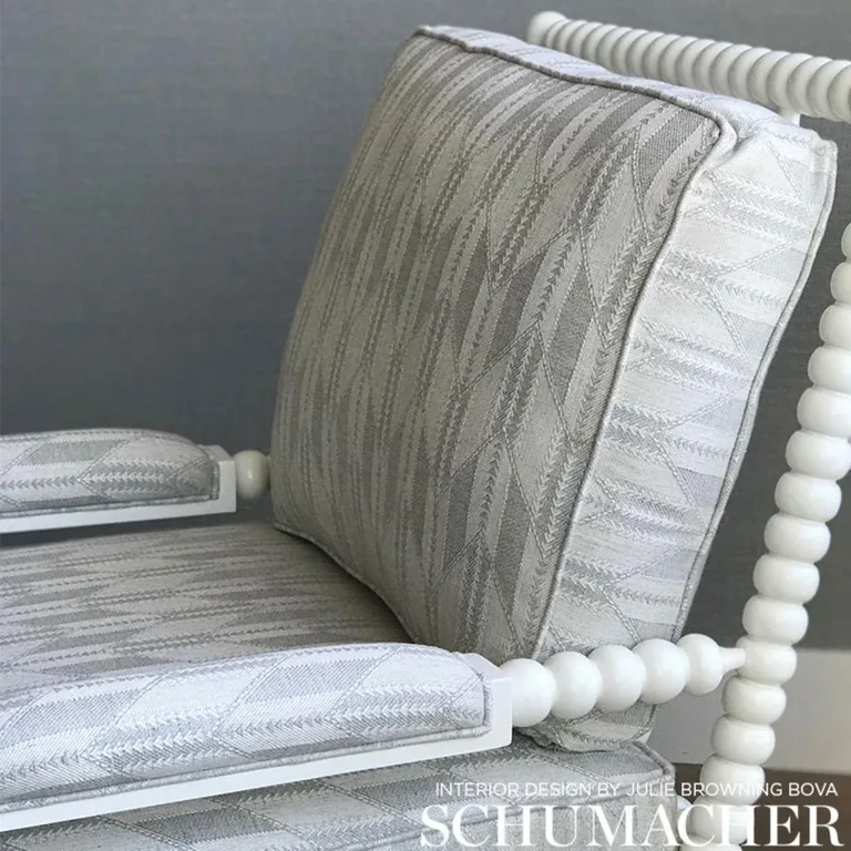 Schumacher 72131 Fitzgerald Natural fabric swatch