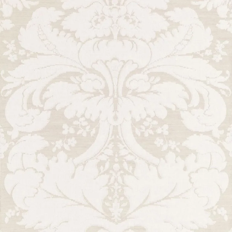Schumacher 67951 Flanders Linen Damask Linen fabric swatch