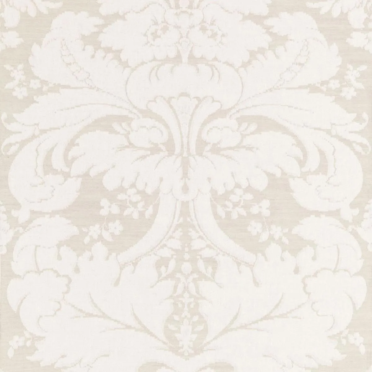 Schumacher 67951 Flanders Linen Damask Linen fabric swatch