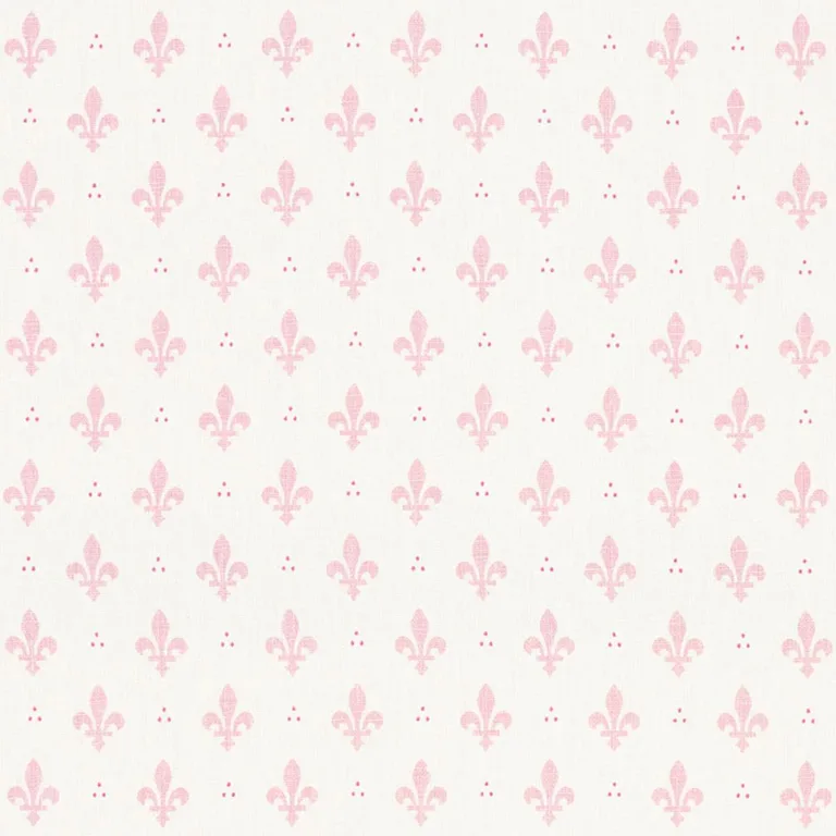 Schumacher 176963 Fleur De Lis Blush fabric swatch