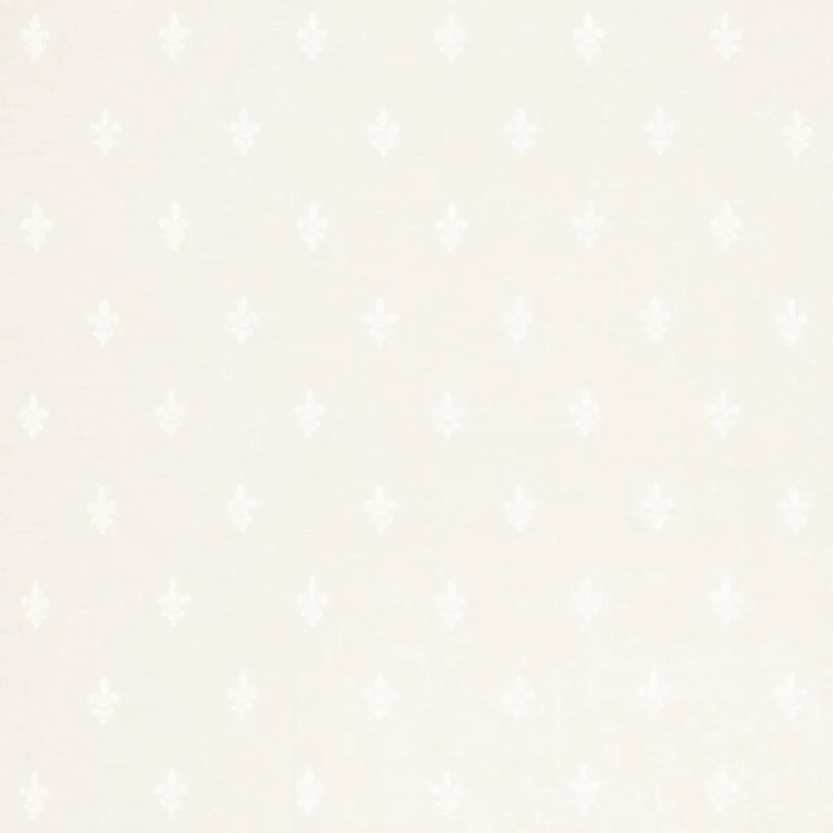 Schumacher 66290 Fleur De Lys Sheer Ivory fabric swatch