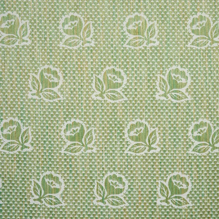 Schumacher 82192 Fleurette Leaf fabric swatch