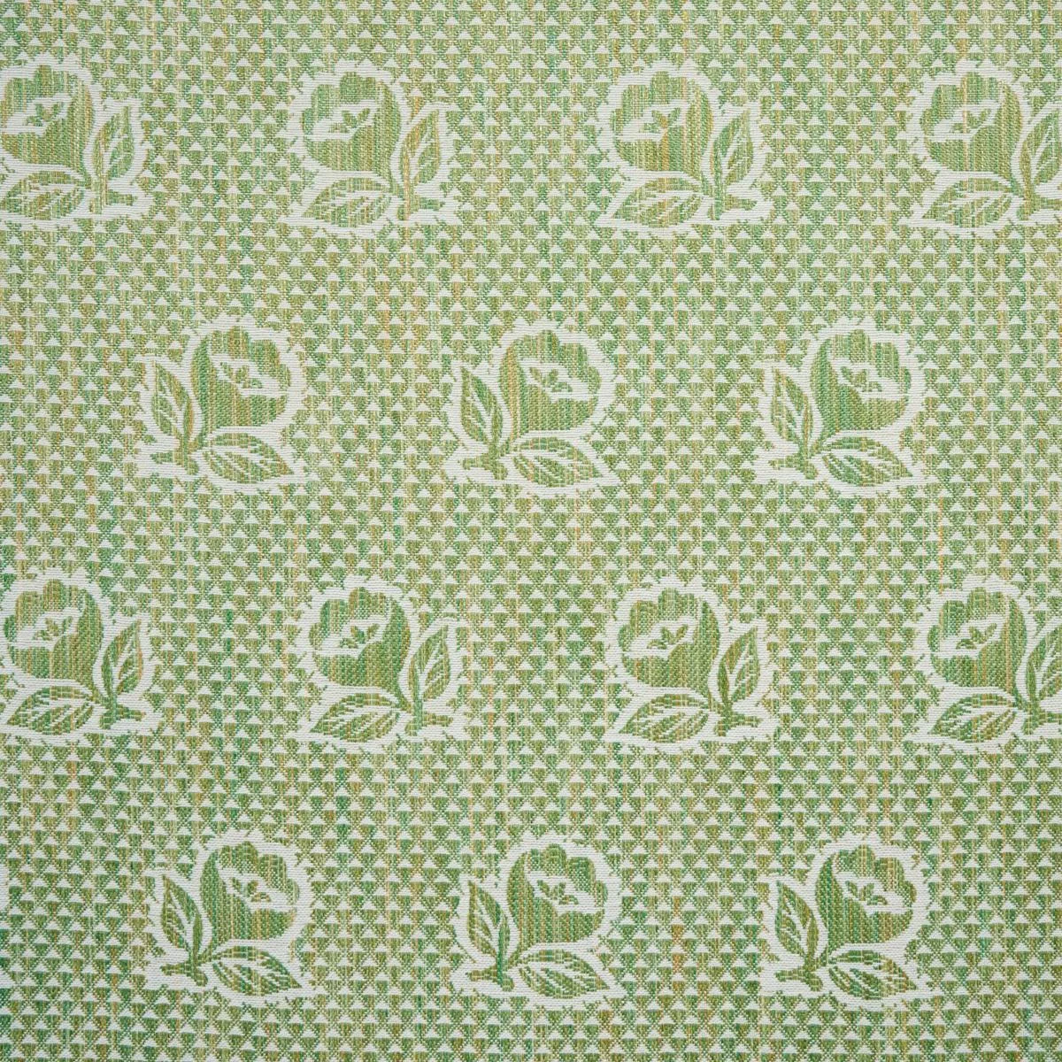 Schumacher 82192 Fleurette Leaf fabric swatch